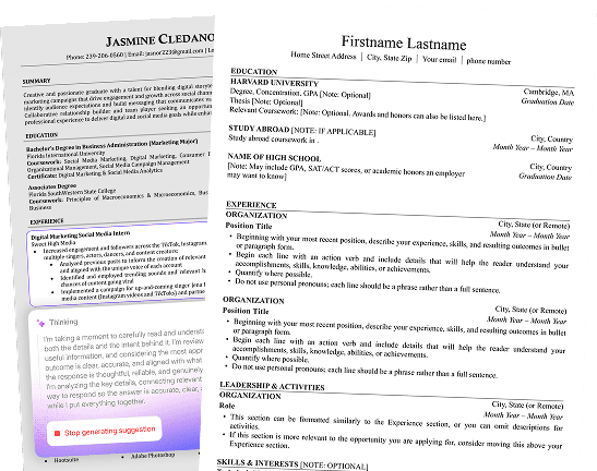 Resume Dashboard